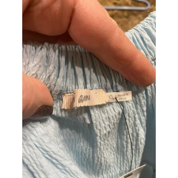 NWT Mi Ami from Francesca’s Jessie Bow Back Peplum Blouse Size XL - Picture 6 of 7